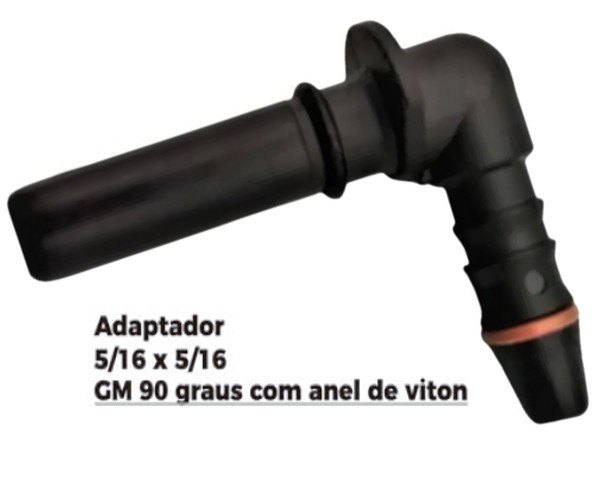 ISO1905107 - ADAPTADOR LINHA GM 5/16 X 5/16 90 GRAUS COM ANEL DE VITON (EMB. COM 01 PECA - VALOR UNITARIO) - PC ISO1905107 - ADAPTADOR LINHA GM 5/16 X 5/16 90 GRAUS COM ANEL DE VITON (EMB. COM 01 PECA - VALOR UNITARIO) - PC