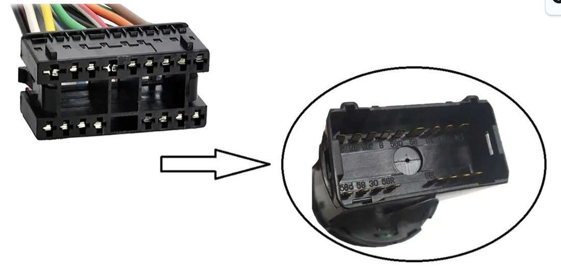 ISO17CH17.5610 - CHICOTE 17 VIAS CHAVE LUZ VW GOL/ PARATI/ POLO/ GOLF/ SAVEIRO/ CONSTELLATION (EMB. COM 01 PECA - VALOR UNITARIO) - PC