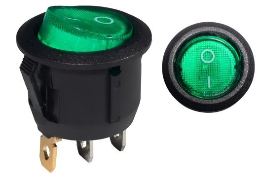 ISO6IT1219 VD - CHAVE ON/OFF REDONDA VERDE (GANGORRA) 21 MM (EMB. COM 01 PC - VALOR UNITARIO) - PC ISO6IT1219 VD - CHAVE ON/OFF REDONDA VERDE (GANGORRA) 21 MM (EMB. COM 01 PC - VALOR UNITARIO) - PC