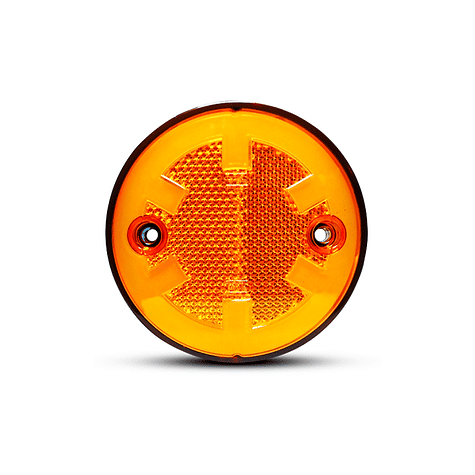 ISO20045 AM 12/24V - LANTERNA LATERAL APOLO 85MM - AMBAR 12/24V - SEM SUPORTE - PC