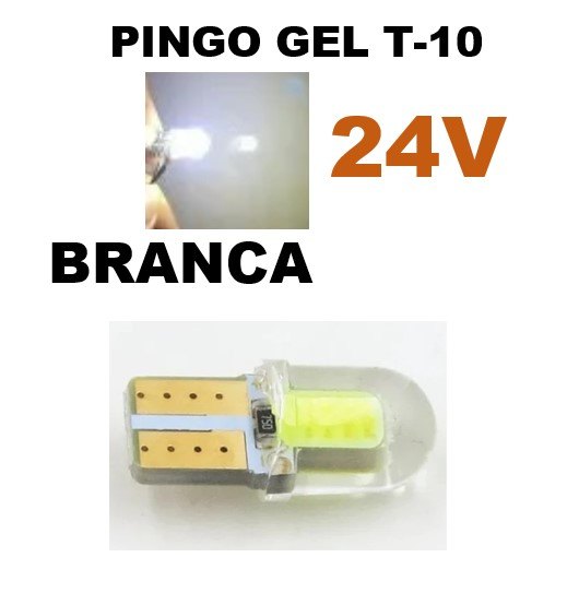 ISO14LPS 2821 BC 24V - LAMPADA LED T10/2821 24V / BRANCO (EMB. 01 PC- VALOR UNITARIO) - PC