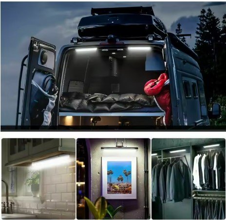 ISO14LM6931 12/24V - LUMINARIA LED TETO 12/24V C/ BOTAO ON/OFF- BCA 34X3,5CM 108 LED 10W - BASE DE ALUMINIO (EMB. 01 PC- VALOR UNITARIO) - PC