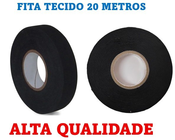 ISO17FT705028  20MT - FITA ISOLANTE TECIDO 20 MT - 19MM (EMB. COM 01 PECA - VALOR UNITARIO) - PC