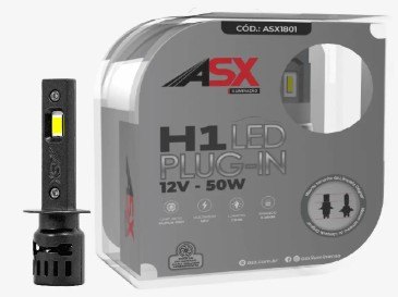ISO22L1801 H1 12V - LAMPADA LED H1 12V 7500 LM SOW (EMB. COM 02 PECAS - VALOR DO PAR) - KIT