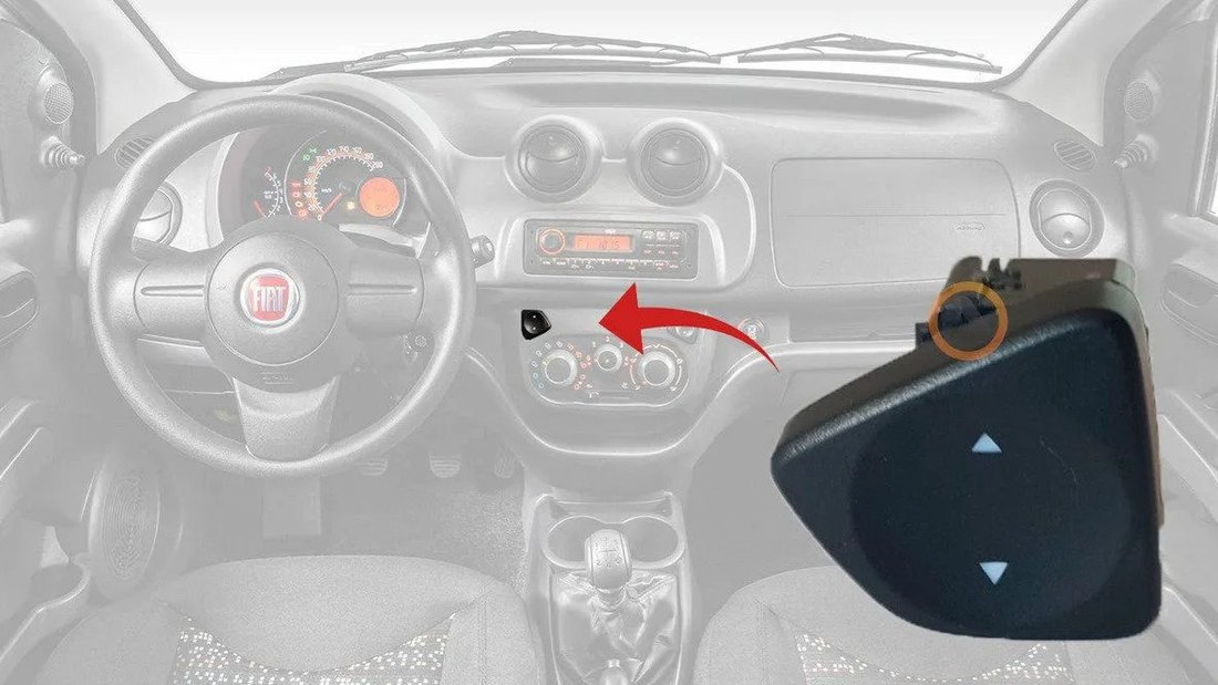 ISO17I39221 LE - INTERRUPTOR VIDRO ELETRICO SIMPLES LE FIAT UNO VIVACE/ ATRACTTIVE 10/... 12V (EMB. COM 01 PECA - VALOR UNITARIO) - PC