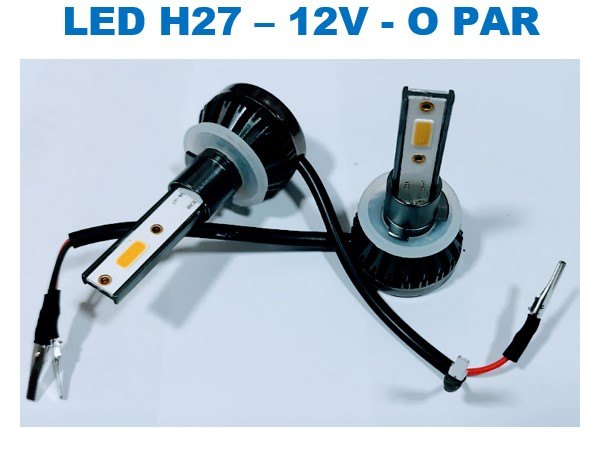 ISO14LFY3 H27 12V - KIT LAMPADA LED H27 12V Y3 36W MINI 22000LM 6500K (EMB. COM 02 PC- VALOR DO PAR) - KIT