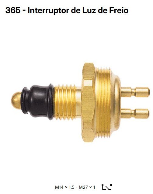 RHO0365 - INT. FREIO M BENS ONIB/ CAM. 1214/ 1618 (FREIO MOTOR) - PC