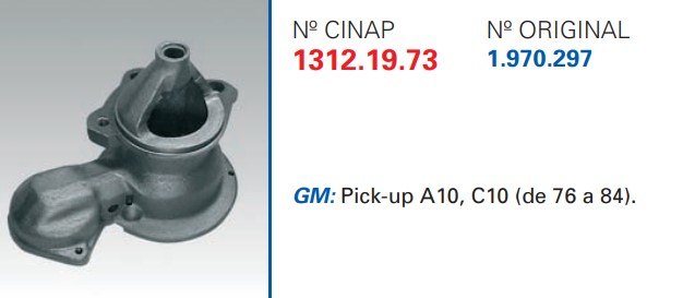 CP1312 - MANCAL PARTIDA LM. PICK-UP/ A-10/ C-10 (EMB. COM 1 PEÇA - VALOR UNITARIO) - PC