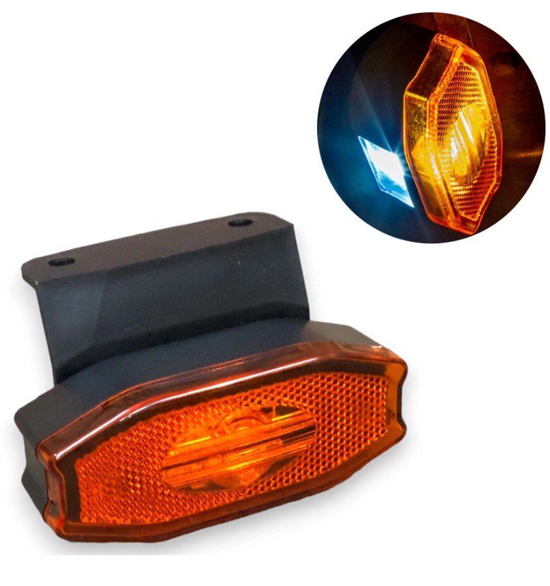 ISO14TR436 12/24V - LANTERNA LATERAL 12/24V - EXCLUSIVE - COM SUPORTE E CHICOTE (EMB. COM 01 PECA - VALOR UNITARIO) - PC ISO14TR436 12/24V - LANTERNA LATERAL 12/24V - EXCLUSIVE - COM SUPORTE E CHICOTE (EMB. COM 01 PECA - VALOR UNITARIO) - PC