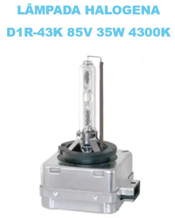 ISO14LXD1R-43K - LAMPADA HALOGENA D1R-43K 85V 35W (EMB. COM 01 PECA - VALOR UNITARIO) - PC ISO14LXD1R-43K - LAMPADA HALOGENA D1R-43K 85V 35W (EMB. COM 01 PECA - VALOR UNITARIO) - PC