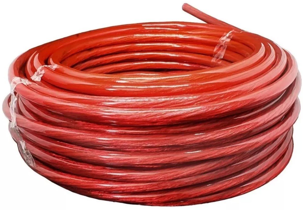 ISO18CAU060 VM 50MT - CABO 6,00 MM - VERMELHO (EMB. COM 50 METROS - VALOR DO ROLO) - RL ISO18CAU060 VM 50MT - CABO 6,00 MM - VERMELHO (EMB. COM 50 METROS - VALOR DO ROLO) - RL
