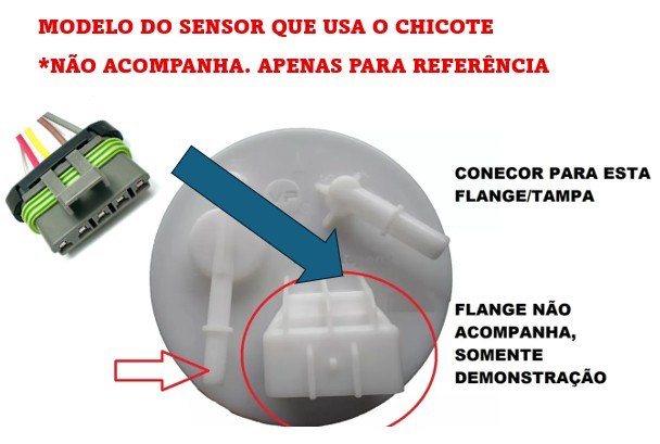 ISO17CH05.7899 - CHICOTE 05 VIAS BOMBA E TAMPA DE COMBUSTIVEL/ CORSA / ASTRA / AGILE/ CELTA 2006 DIANTE (EMB. COM 1 PECA - VALOR UNITARIO) - PC