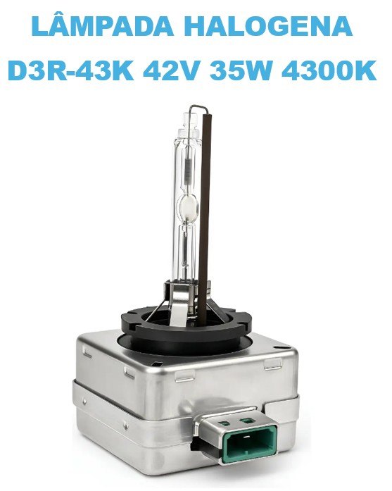 ISO14LXD3R-43K - LAMPADA HALOGENA D3R-43K 42V 35W 4300K (EMB. COM 01 PECA - VALOR UNITARIO) - PC ISO14LXD3R-43K - LAMPADA HALOGENA D3R-43K 42V 35W 4300K (EMB. COM 01 PECA - VALOR UNITARIO) - PC