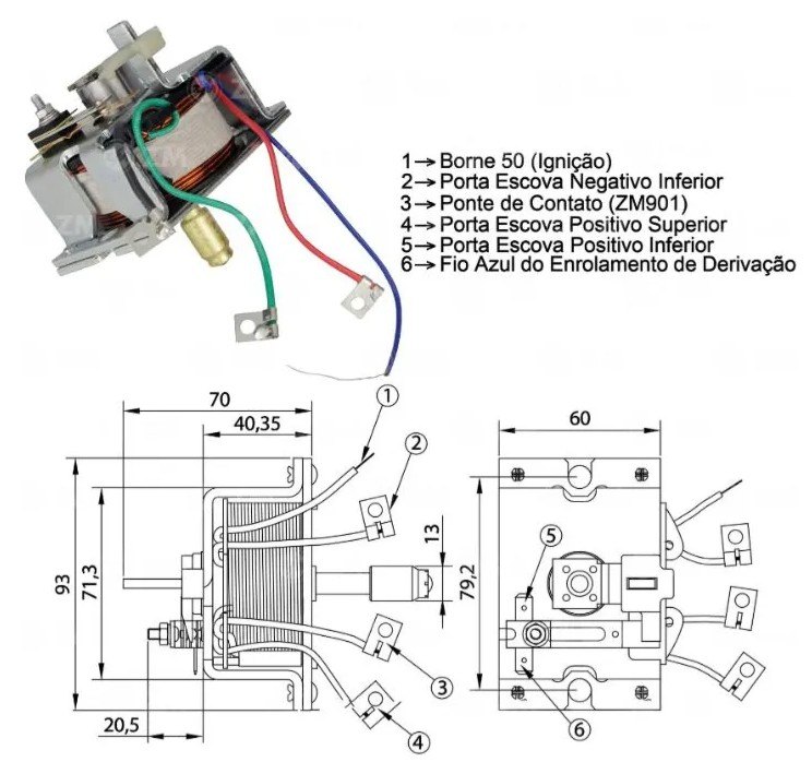 ISO17U80902 24V - AUTOMATICO PARTIDA KB 24V (GRANDE) SCANIA/ VOLVO/ MERCEDES (EMB. COM 01 PECA - VALOR UNITARIO) - PC