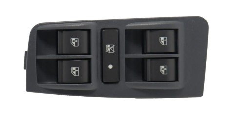 ISO17I34144 12V - INTERRUPTOR VIDRO ELETRICO LE QUADRUPLO GRAND SIENA 8 PINOS (EMB. COM 01 PECA - VALOR UNITARIO) - PC