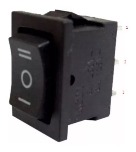 ISO8032079 - INTERRUPTOR LUZ 3 POSICAO E 3 TERMINAL/ UNIVERSAL (EMB. COM 01 PECA - VALOR UNITARIO) - PC