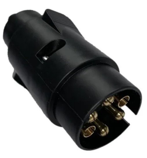 ISO17TM1900 - TOMADA CARRETINHA MACHO 7 POLOS PRETA POLIETILENO (EMB. COM 01 PECA- VALOR UNITARIO) - PC