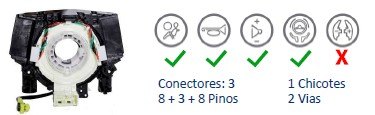 ISO26D1.0020 - CINTA AIRBAG FRONTIER 06 A 16, LIVINA 07 A 14, SENTRA, TIIDA (EMB. COM 01 PECA - VALOR UNITARIO) - PC ISO26D1.0020 - CINTA AIRBAG FRONTIER 06 A 16, LIVINA 07 A 14, SENTRA, TIIDA (EMB. COM 01 PECA - VALOR UNITARIO) - PC