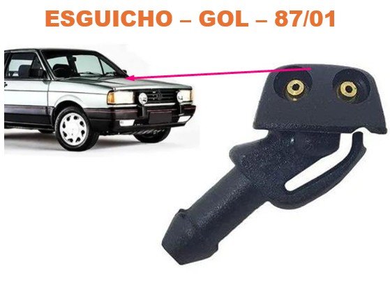 ISO1908140 - ESGUICHO VW/ GOL/ SAVEIRO/ VOYAGE/ 87/01 (BRUCUTU) (EMB. COM 01 PECA - VALOR UNITARIO) - PC