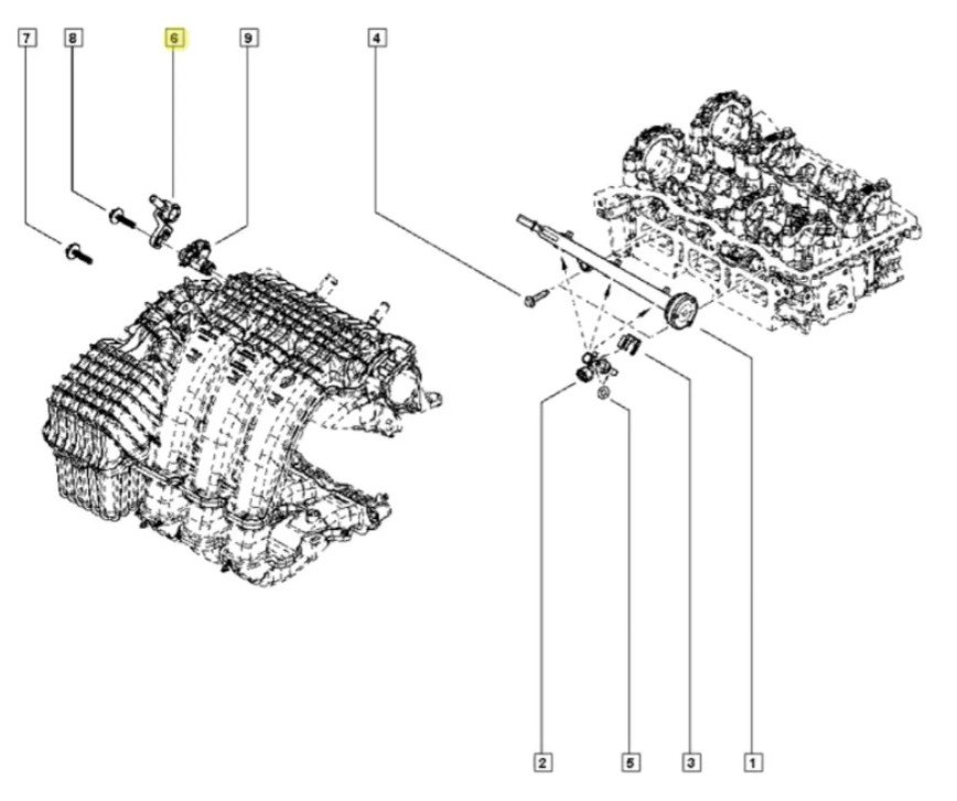 ISO1905702 - SUPORTE BICO INJETOR SANDERO/ KWID/ LOGAN- PARTIDA A FRIO (EMB. COM 01 PECA - VALOR UNITARIO) - PC