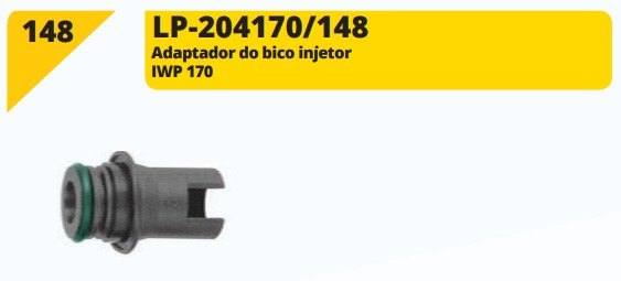 LP148 - ADAPT.BICO INJETOR IWP 170(CURTO)  - UN