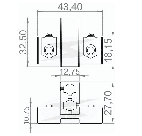 UF-2.218/2 12V - PORTA ESCOVA ALTERNADOR 12V FORD F250 5.0 V8/ MUSTANG/ BRONCO 2.6  - PC