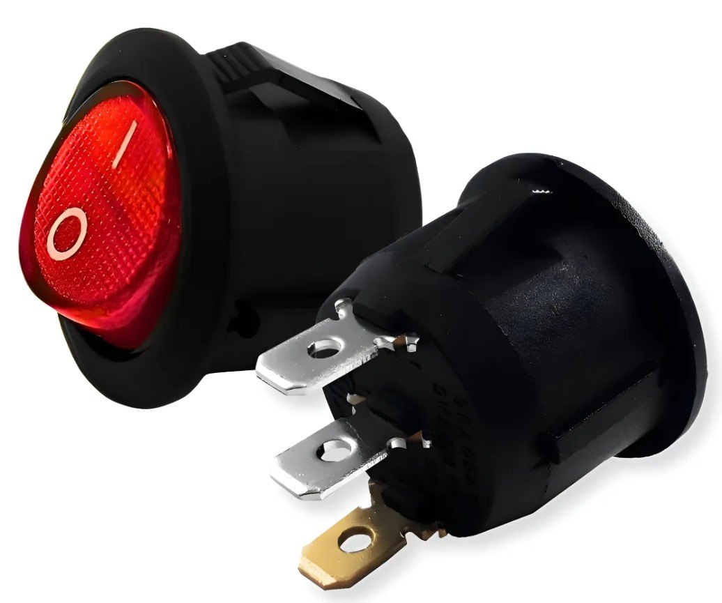 ISO6IT1220 VM - CHAVE ON/OFF REDONDA VERMELHA (GANGORRA) 21 MM (EMB. COM 01 PC - VALOR UNITARIO) - PC ISO6IT1220 VM - CHAVE ON/OFF REDONDA VERMELHA (GANGORRA) 21 MM (EMB. COM 01 PC - VALOR UNITARIO) - PC