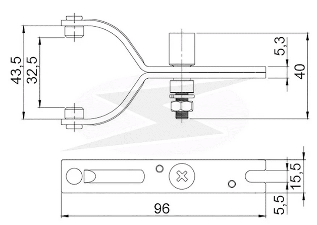 UF-4.408 - GARFO PARTIDA VW/ FORD/ CORCEL - PC