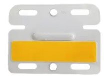 ISO14LS01 AM 12V - LANTERNA LED LATERAL CAMINHAO 12V 10,5X8CM AMBAR (EMB. 01 PC- VALOR UNITARIO) - PC