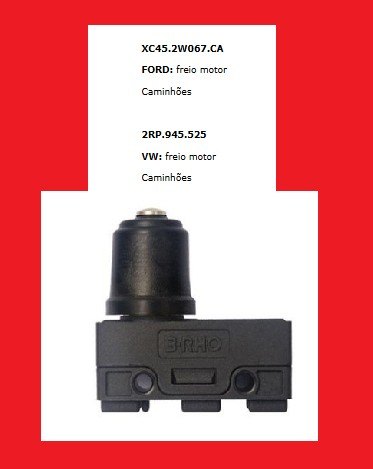 RHO0316 - INT. FREIO MOTOR CAMINHAO VW E FORD - PC