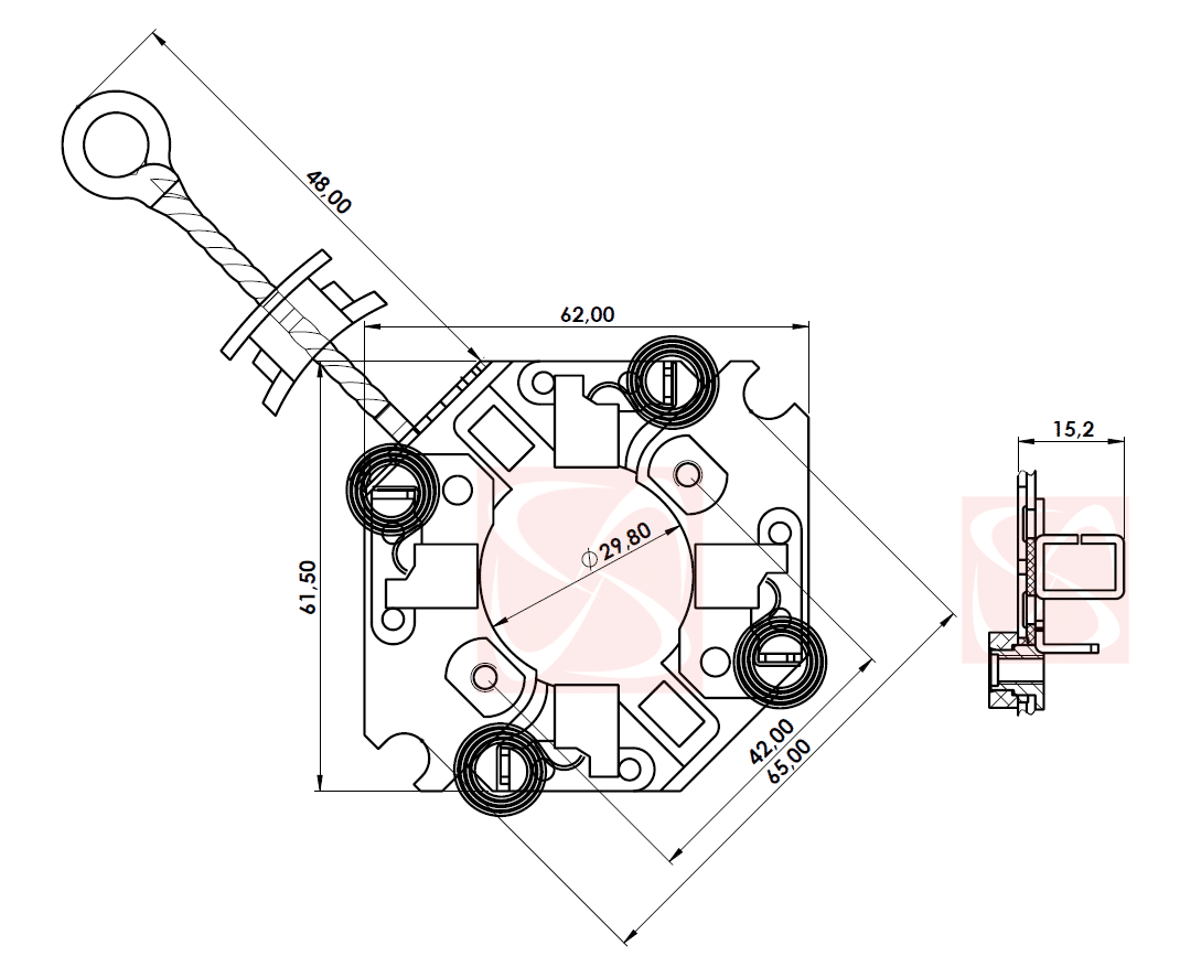 A-016-12V - PORTA ESCOVA PARTIDA 12V EFFA/ TOWNER/ VAN - PC A-016-12V - PORTA ESCOVA PARTIDA 12V EFFA/ TOWNER/ VAN - PC