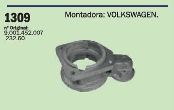 CP1309 - MANCAL PARTIDA AGRALE/ VW DIESEL 1.6 APOS 84 (FUCIM) (EMB. COM 1 PEÇA - VALOR UNITARIO) - PC