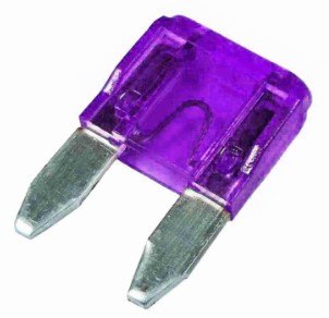 ISO103170-03 - FUSIVEL MINI - 3 AMP - ROXO (EMB. COM 10 PCS - VALOR UNITARIO) - PC