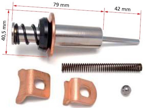 ISO7-1723 - EMBOLO AUTOM. PART. NIPODENSO/ CUMMINS M10/ M10 - 40,5 X 79 X 42 MM (EMB. COM 01 KIT - VALOR DO JG) - JG