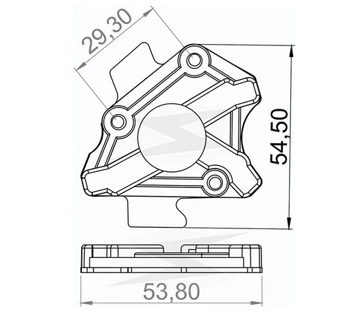 UF-6.603/3 12V - PORTA ESCOVA LIMPADOR PARA BRISA DELCO D-20/ MONZA/ OPALA - PC