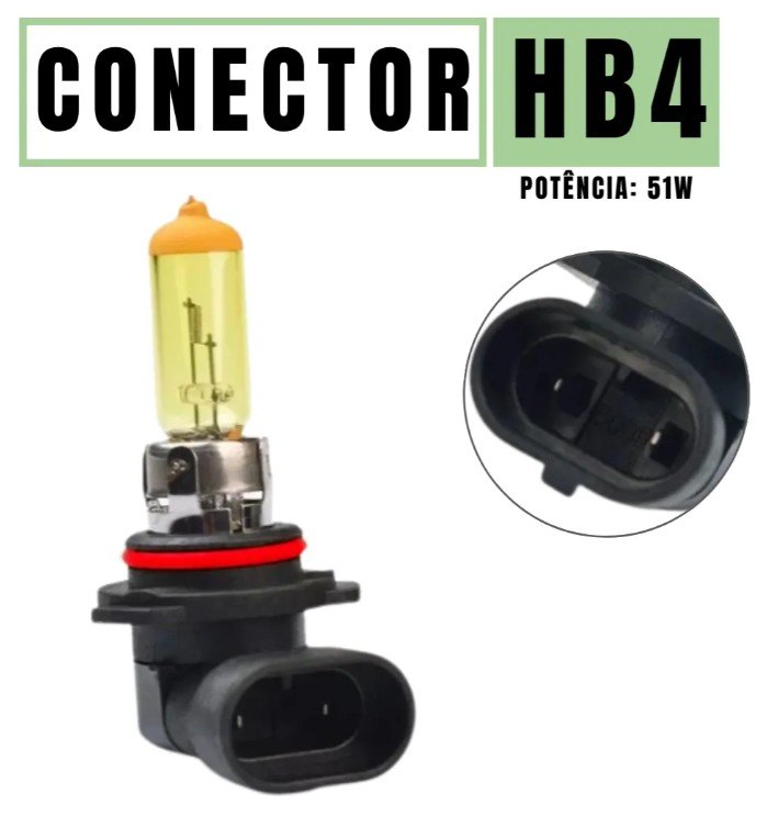 ISO14LXHB4 AM 12V - LAMPADA HALOGENA HB4 9006 12V 51W AMARELA / BLISTER (EMB. COM 02 PECAS - VALOR DO KIT) - PC