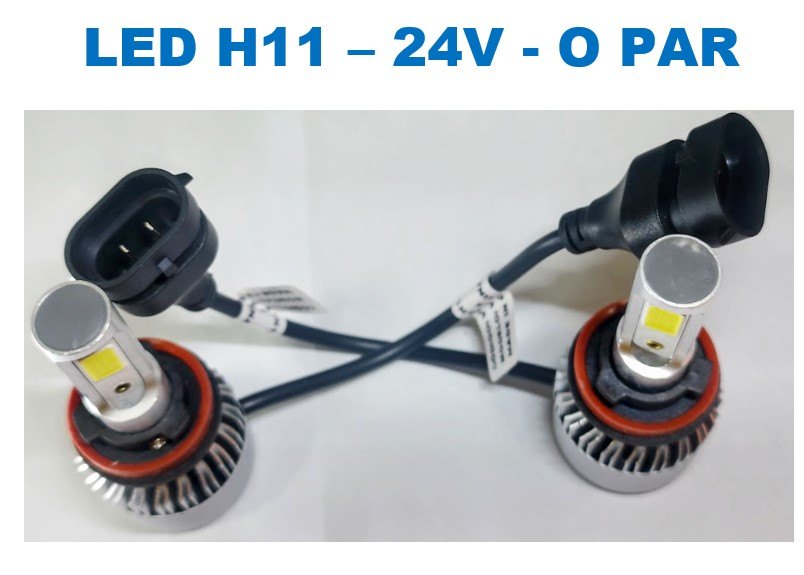 ISO14LFV24 H11 24V - KIT LAMPADA FAROL LED 24V- H11/ 36W/ 280000LM/ 6500K (EMB. COM 02 PC- VALOR DO PAR) - KIT ISO14LFV24 H11 24V - KIT LAMPADA FAROL LED 24V- H11/ 36W/ 280000LM/ 6500K (EMB. COM 02 PC- VALOR DO PAR) - KIT