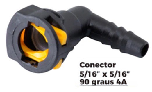 ISO1905642 - CONECTOR 5/16 X 5/16 - 90 GRAU 4A (EMB. COM 01 PECA - VALOR UNITARIO) - PC