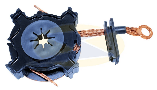 UF-1.173/3 12V - PORTA ESCOVA PARTIDA COURIER/ ECOSPORT/ FIESTA/ KA 1.0 1.6 - PC