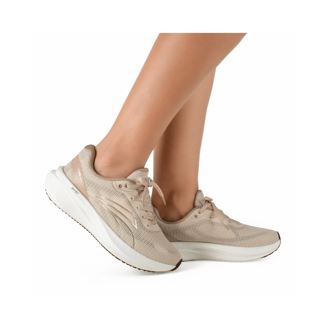 Tênis Kolosh Esportivo Feminino Bege Tênis Kolosh Esportivo Feminino Bege