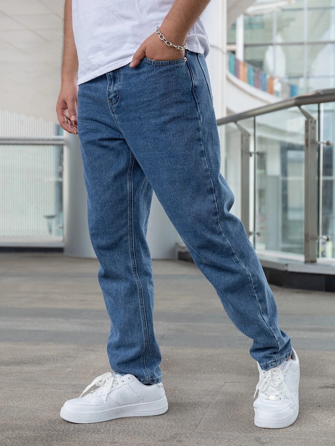 CALÇA JEANS PENTAGONO 