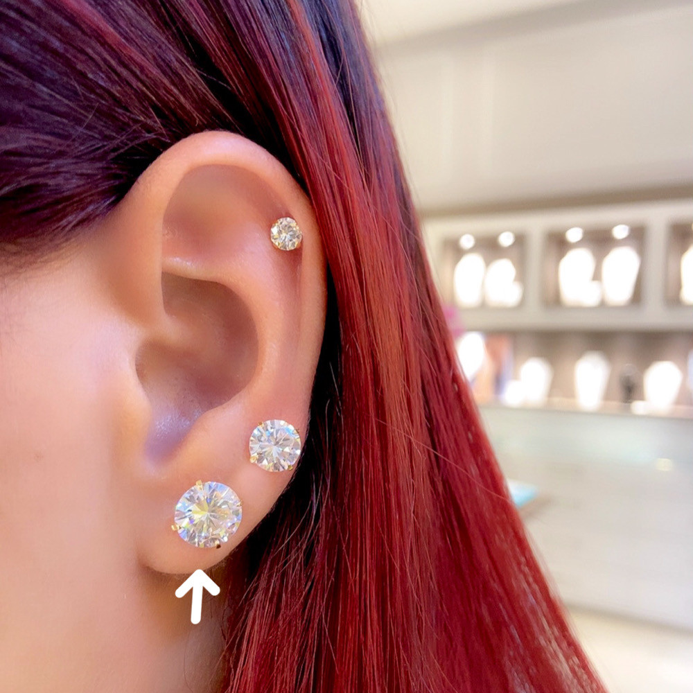 Brinco Solitário GG