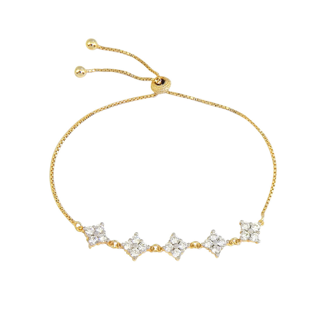 Pulseira Gravata Aurora Zircônia