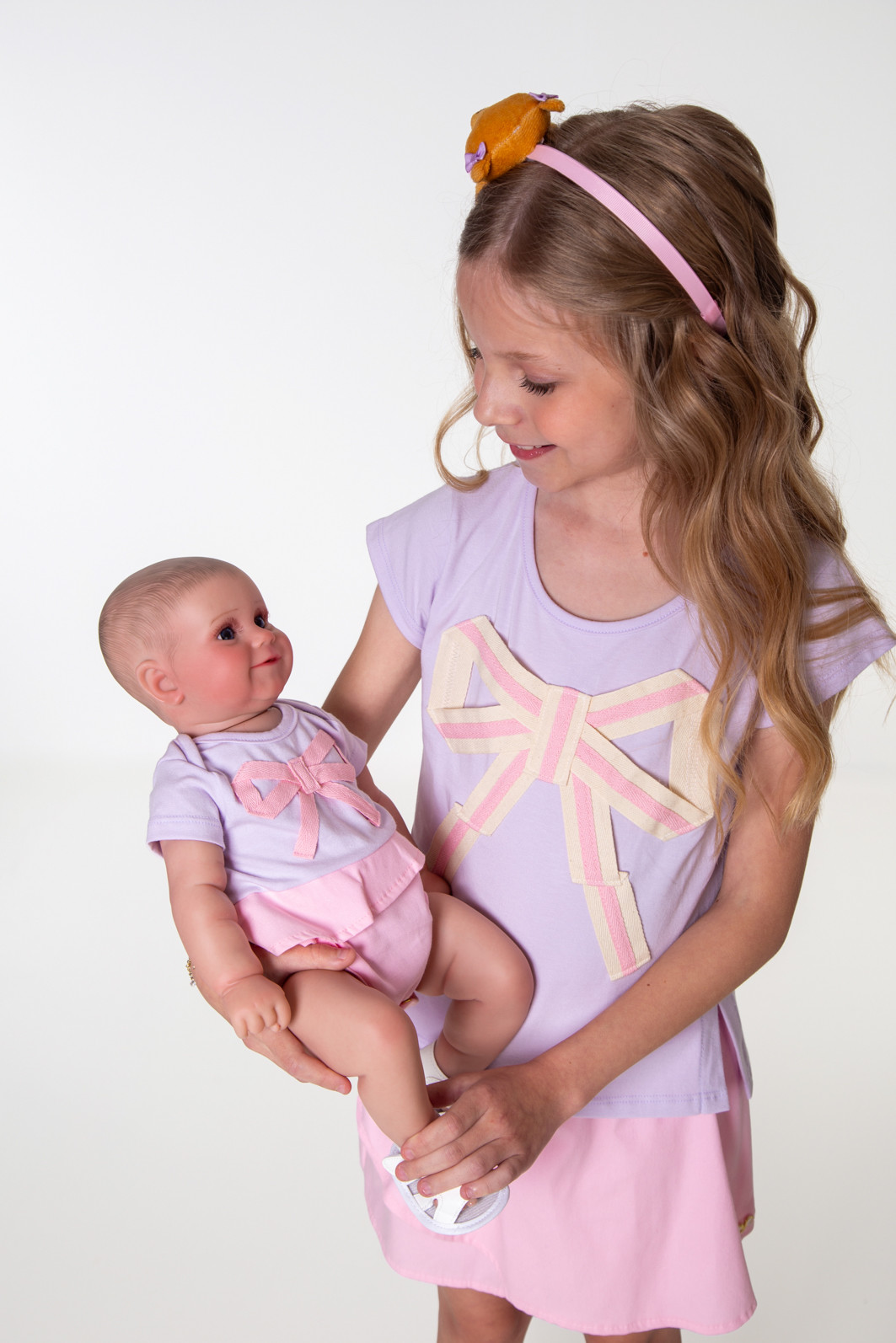 Conjunto blusa laço com shorts saia sarja Conjunto blusa laço com shorts saia sarja