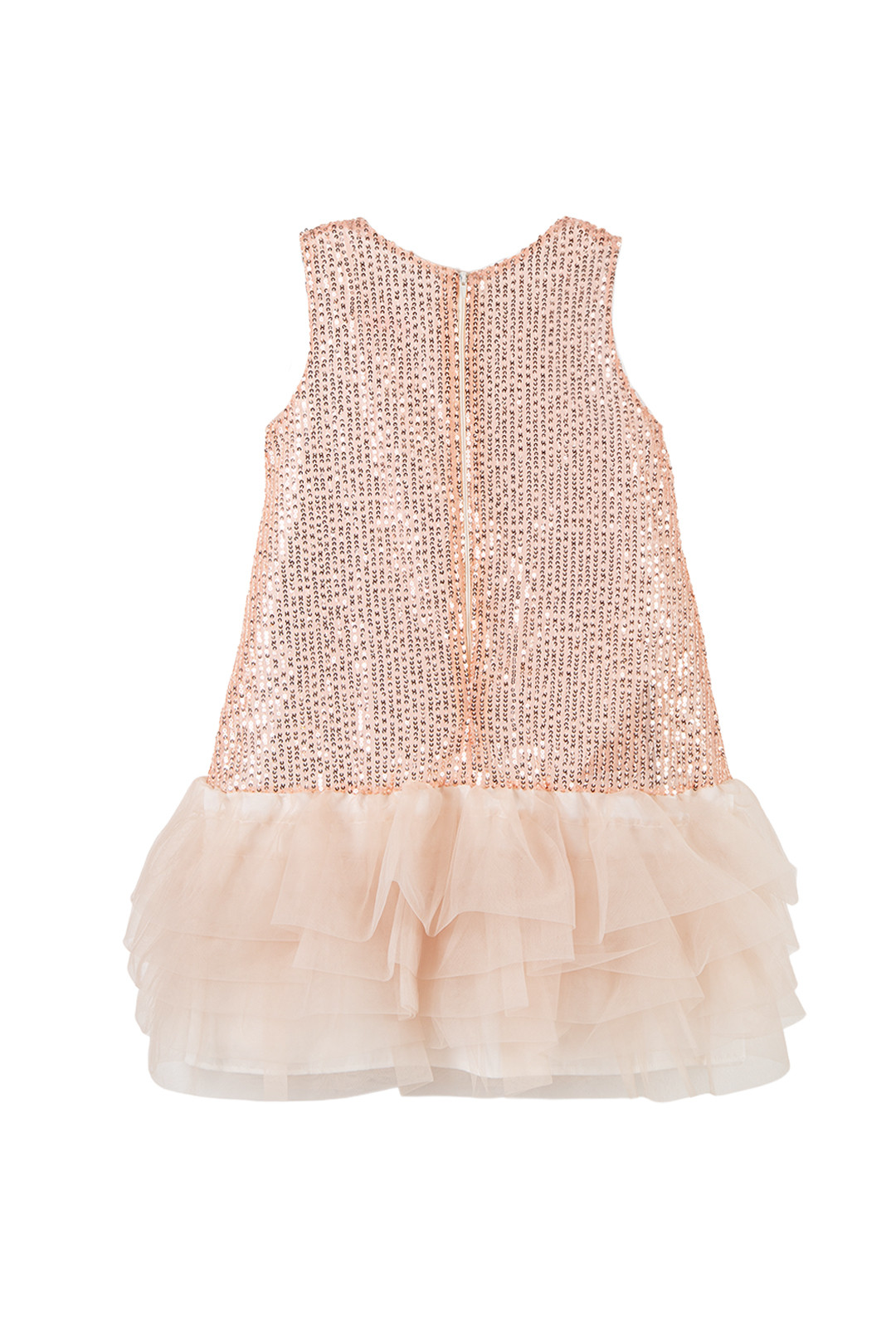 Vestido paetê com tule Vestido paetê com tule