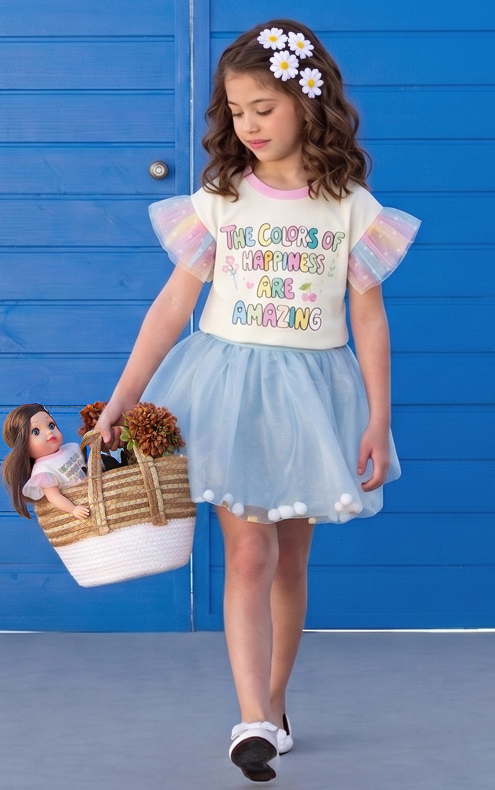 Blusa Colors Tule Blusa Colors Tule