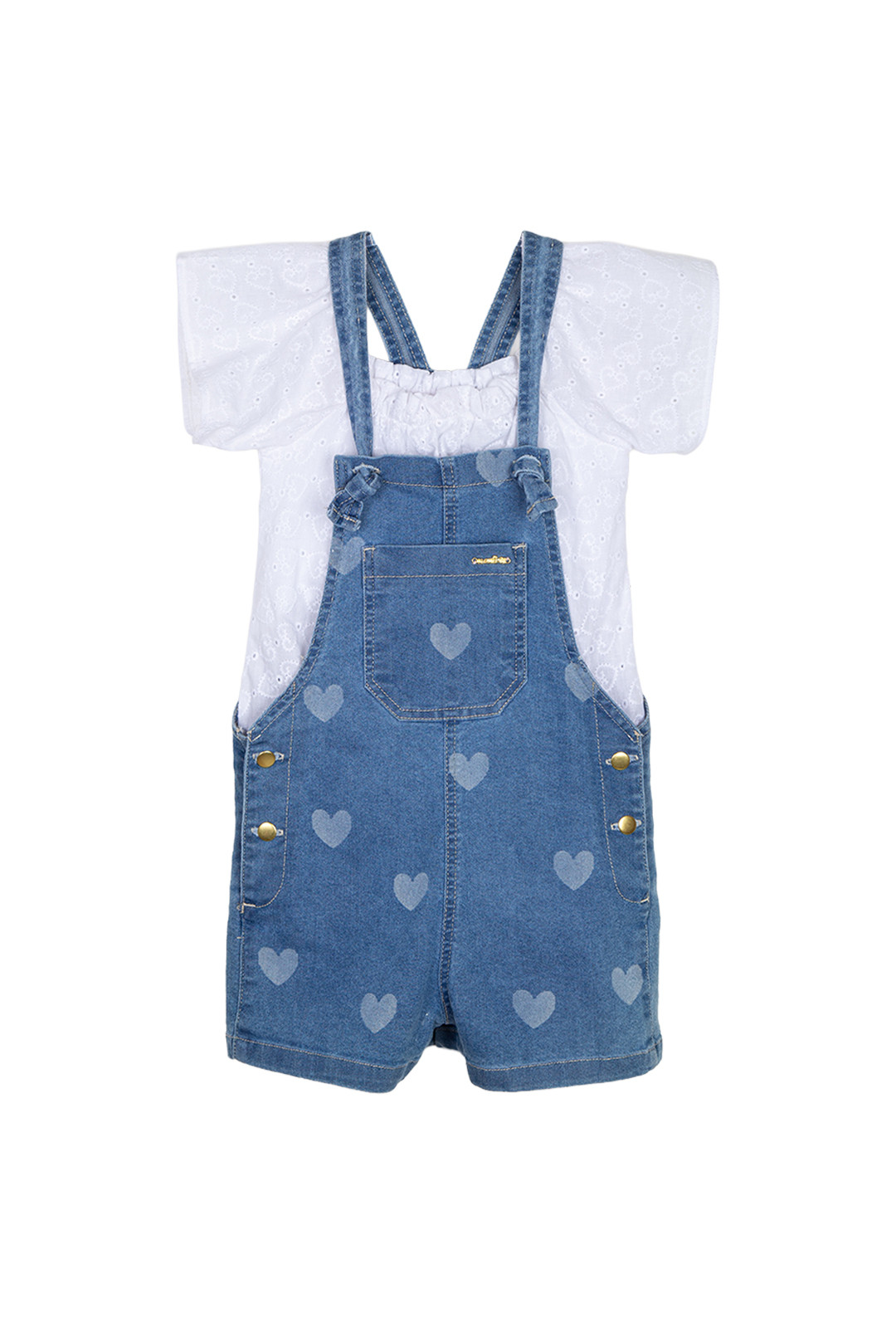 Conjunto jardineira Heart Conjunto jardineira Heart