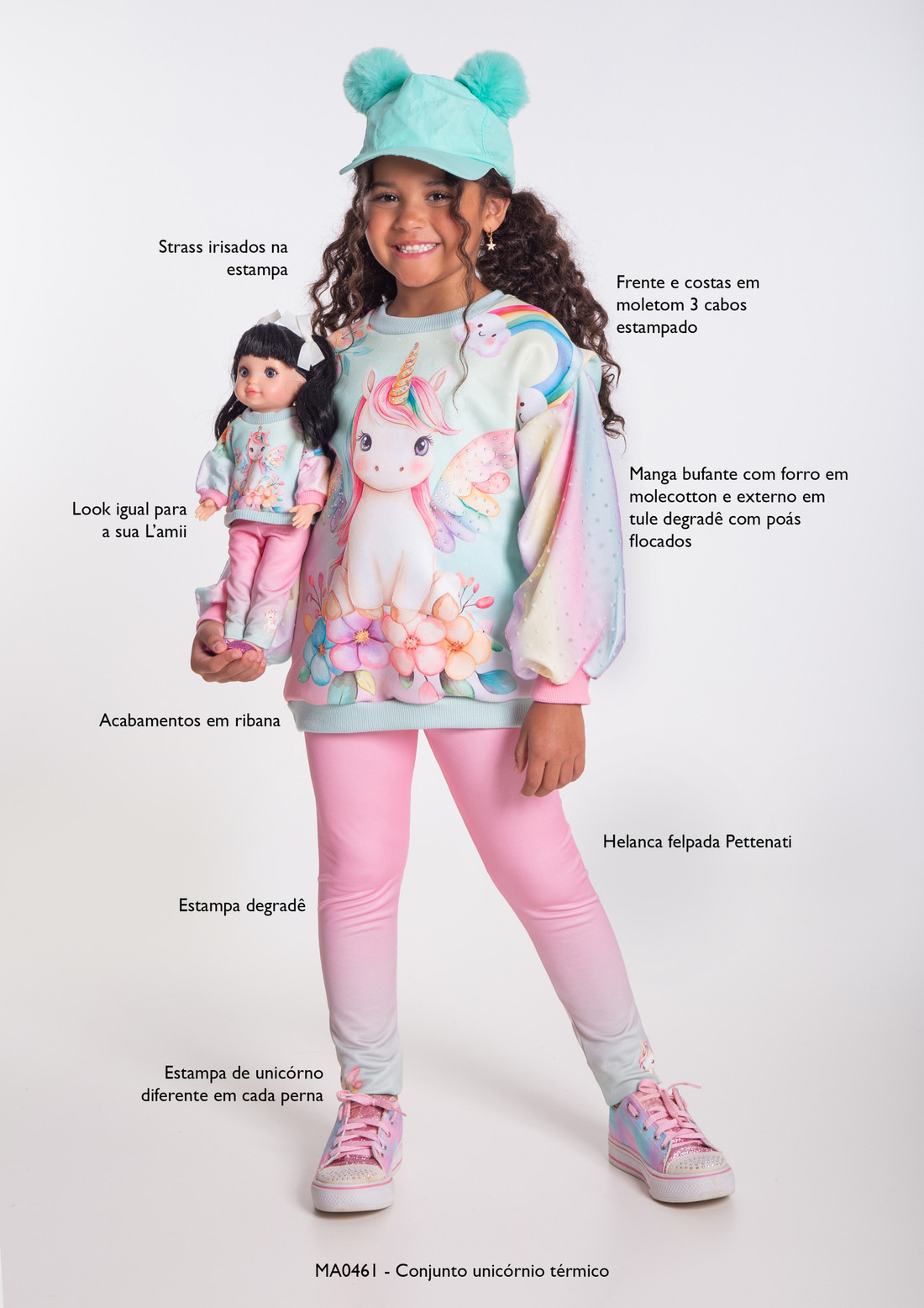 Conjunto unicórnio térmico