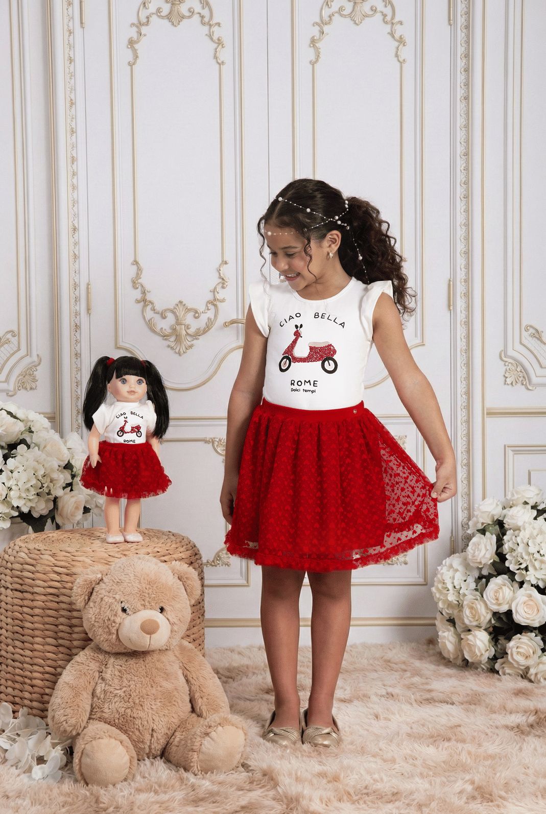 Conjunto Scooter com saia Conjunto Scooter com saia