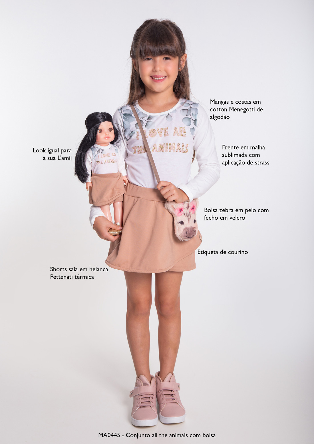 Conjunto All the Animals com bolsa Conjunto All the Animals com bolsa